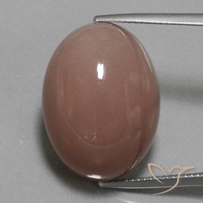 32.50ct Natural Reddish Brown Moonstone, Oval, Opaque