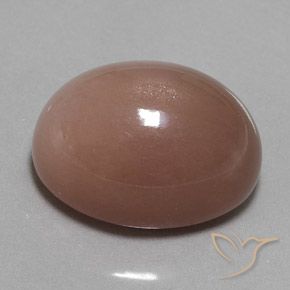 32.50 ct Brown Moonstone Stone, Natural Moonstone in Oval Cabochon Shape for Sale
