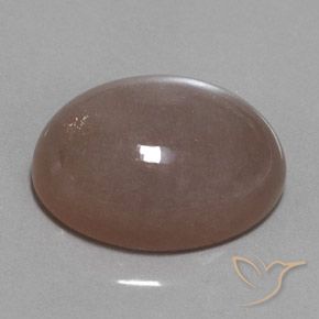 25.09 ct Brown Moonstone Stone, Natural Moonstone in Oval Cabochon Shape for Sale