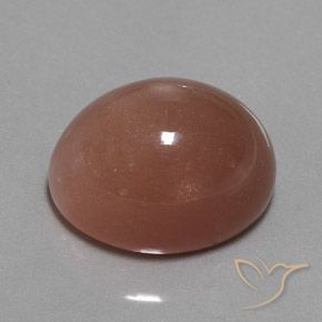 25.10 ct Brown Moonstone Stone, Natural Moonstone in Oval Cabochon Shape for Sale