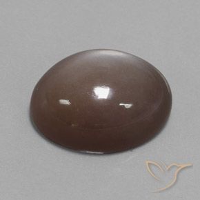 21.72 ct Brown Moonstone Stone, Natural Moonstone in Oval Cabochon Shape for Sale