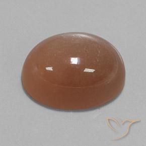 24.75 ct Brown Moonstone Stone, Natural Moonstone in Oval Cabochon Shape for Sale