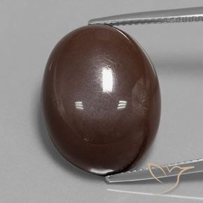 23.33ct Natural Medium Brown Moonstone, Oval, Opaque
