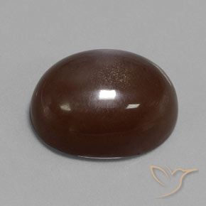 23.33 ct Brown Moonstone Stone, Natural Moonstone in Oval Cabochon Shape for Sale