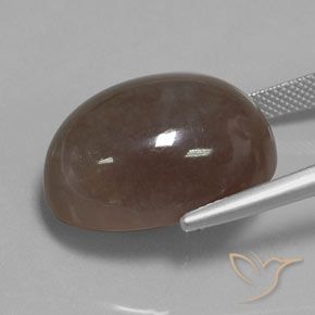 Moonstone Gemstone in 22.4 x 16.3 mm Size for Sale, Moonstone Stone in Chocolate Brown Color