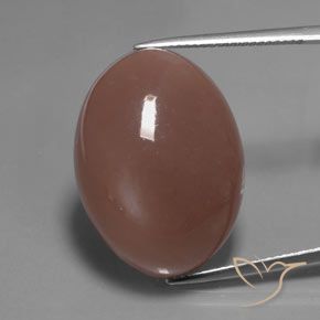 30.93ct Natural Reddish Brown Moonstone, Oval, Translucent