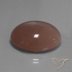 30.93 ct Brown Moonstone Stone, Natural Moonstone in Oval Cabochon Shape for Sale