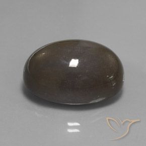 27.12 ct Brown Moonstone Stone, Natural Moonstone in Oval Cabochon Shape for Sale