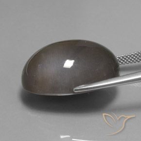 Moonstone Gemstone in 22.1 x 15.9 mm Size for Sale, Moonstone Stone in Umber Brown Color