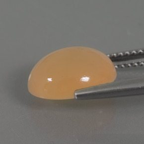 Moonstone Gemstone in 11 x 9 mm (calibrated) Size for Sale, Moonstone Stone in Orange Cream Color