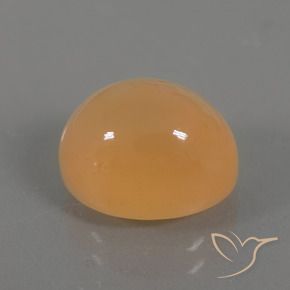 5.07 ct Golden Moonstone Stone, Natural Moonstone in Oval Cabochon Shape for Sale