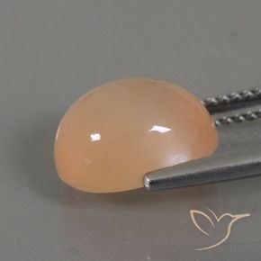 Moonstone Gemstone in 11 x 9 mm (calibrated) Size for Sale, Moonstone Stone in Medium Orange-Gold Color