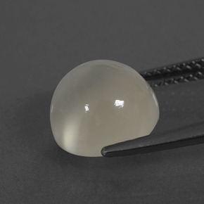 Moonstone Gemstone in 9 mm (calibrated) Size for Sale, Moonstone Stone in Warm White Color