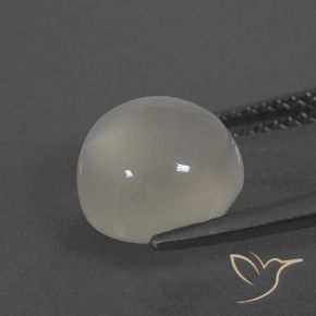 Moonstone Gemstone in 9 mm (calibrated) Size for Sale, Moonstone Stone in Warm White Color