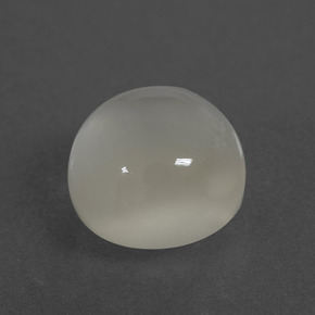 3.46 ct White Moonstone Stone, Natural Moonstone in Round Cabochon Shape for Sale