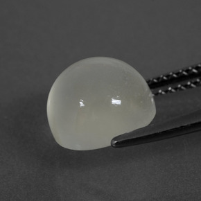 Moonstone Gemstone in 9 mm (calibrated) Size for Sale, Moonstone Stone in Warm White Color