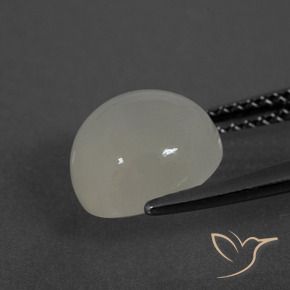 Moonstone Gemstone in 9 mm (calibrated) Size for Sale, Moonstone Stone in Warm White Color