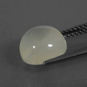 Moonstone Gemstone in 9 mm (calibrated) Size for Sale, Moonstone Stone in Warm White Color