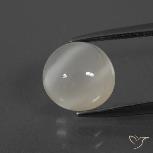2.80ct Natural Warm White Moonstone, Round, Translucent