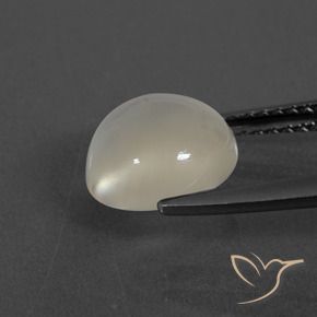 Moonstone Gemstone in 9 mm (calibrated) Size for Sale, Moonstone Stone in Warm White Color