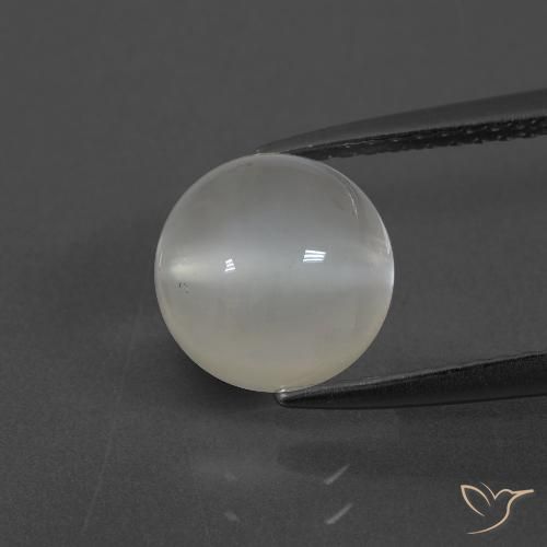 2.43ct Natural Warm White Moonstone, Round, Translucent