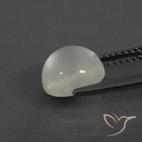 Moonstone Gemstone in 8 mm (calibrated) Size for Sale, Moonstone Stone in Warm White Color