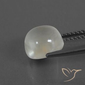 Moonstone Gemstone in 8 mm (calibrated) Size for Sale, Moonstone Stone in Warm White Color