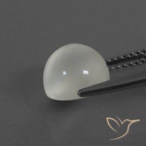 Moonstone Gemstone in 8 mm (calibrated) Size for Sale, Moonstone Stone in Warm White Color