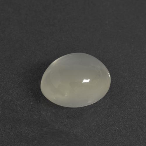 4.10 ct White Moonstone Stone, Natural Moonstone in Oval Cabochon Shape for Sale