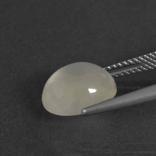 Moonstone Gemstone in 11 x 9 mm (calibrated) Size for Sale, Moonstone Stone in Warm White Color