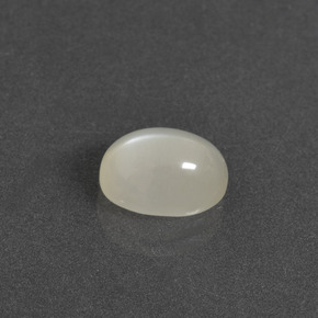 2.82 ct White Moonstone Stone, Natural Moonstone in Oval Cabochon Shape for Sale