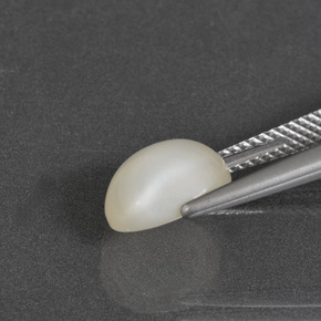 Moonstone Gemstone in 10 x 8 mm (calibrated) Size for Sale, Moonstone Stone in Warm White Color