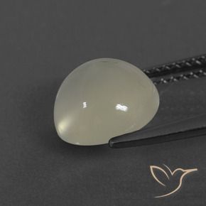 Moonstone Gemstone in 9 mm (calibrated) Size for Sale, Moonstone Stone in Warm White Color
