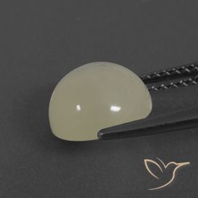 Moonstone Gemstone in 9 mm (calibrated) Size for Sale, Moonstone Stone in Warm White Color