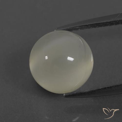 3.33ct Natural Warm White Moonstone, Round, Translucent