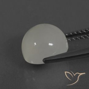 Moonstone Gemstone in 9 mm (calibrated) Size for Sale, Moonstone Stone in Warm White Color