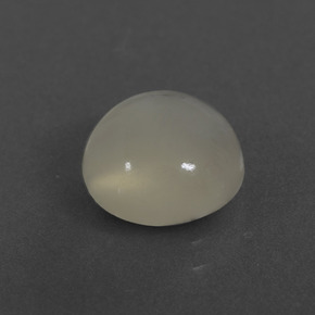 2.64 ct White Moonstone Stone, Natural Moonstone in Round Cabochon Shape for Sale
