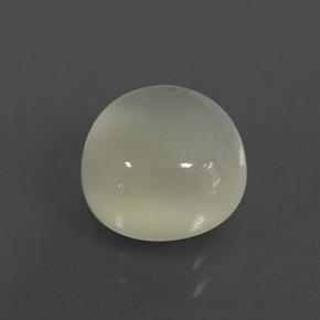 3.22 ct White Moonstone Stone, Natural Moonstone in Round Cabochon Shape for Sale