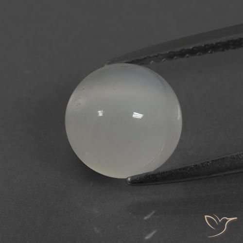 2.53ct Natural Warm White Moonstone, Round, Translucent