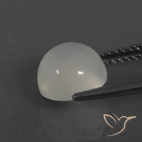Moonstone Gemstone in 8 mm (calibrated) Size for Sale, Moonstone Stone in Warm White Color