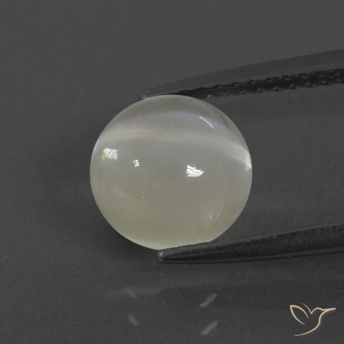 2.28ct Natural Warm White Moonstone, Round, Translucent
