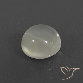2.28 ct White Moonstone Stone, Natural Moonstone in Round Cabochon Shape for Sale
