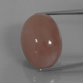 rötlich-braun Mondstein Edelstein - 49.5ct Oval Cabochon (ID: 401029)