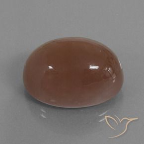44.24 ct Brown Moonstone Stone, Natural Moonstone in Oval Cabochon Shape for Sale
