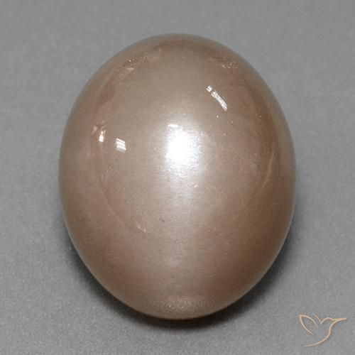 41.53 ct Brown Moonstone, 21.4 x 17.8 mm Oval Cut From India, Photo A