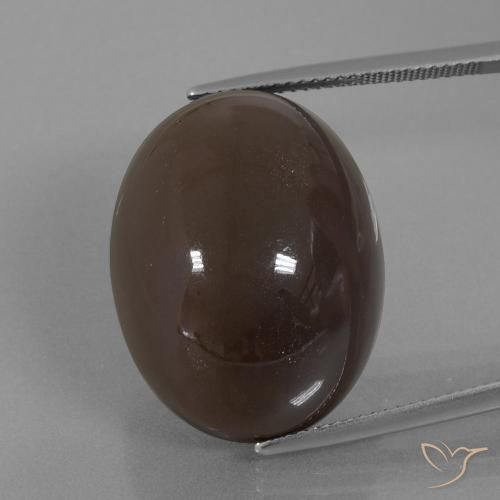 41.20ct Natural Medium Brown Moonstone, Oval, Opaque