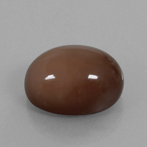 22.96 ct Brown Moonstone Stone, Natural Moonstone in Oval Cabochon Shape for Sale