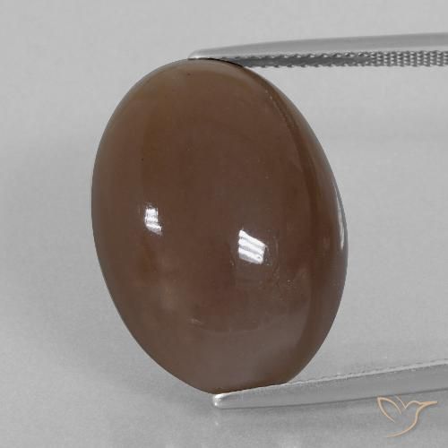 22.40ct Natural Medium Brown Moonstone, Oval, Opaque
