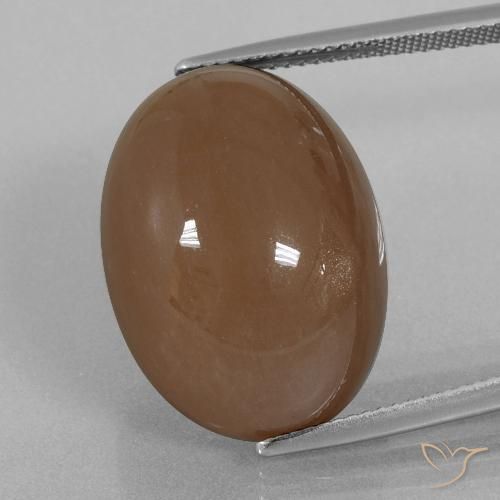 29.70ct Natural Warm Brown Moonstone, Oval, Opaque
