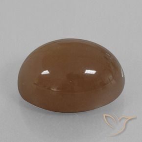 29.70 ct Brown Moonstone Stone, Natural Moonstone in Oval Cabochon Shape for Sale